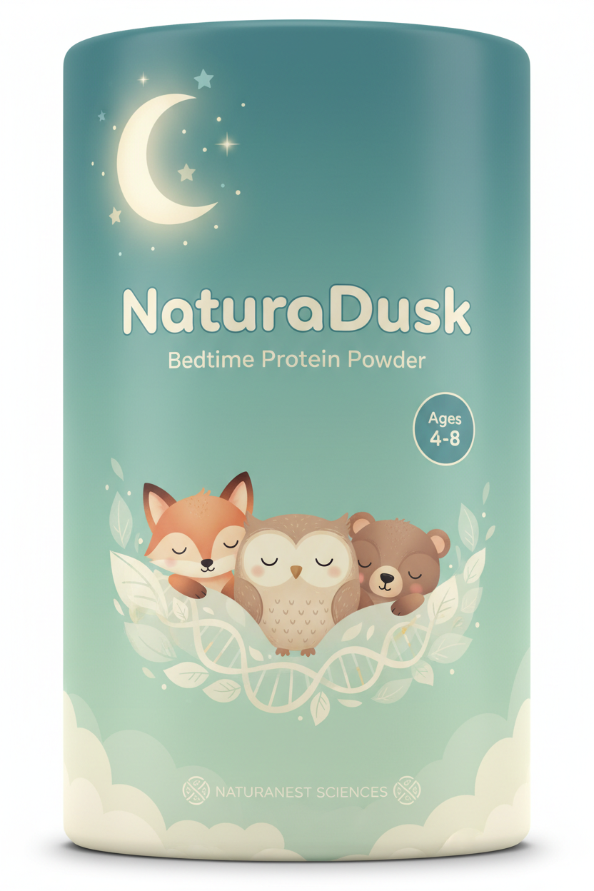 NaturaDusk Bedtime Protein Powder Label